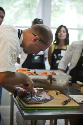 Fearrington House's Colin Bedford hosts culinary programs throughout the year.