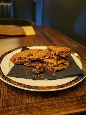 Cherry bourbon oatmeal cookie