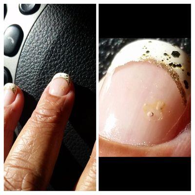 The owner swore bubble was my nail and not their product. The problem was not corrected. Bad customer service. STAY AWAY!