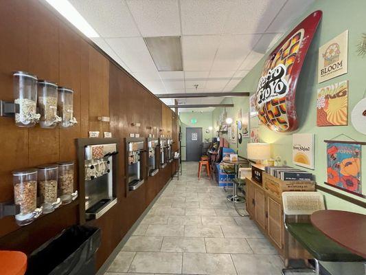 Interior - FroYo machines on left