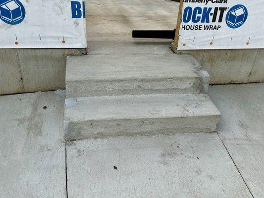 The worst new stairs I've ever seen