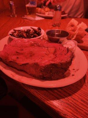 16 oz Prime Rib in the Red Room