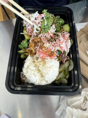 Build Your Own Small Poke Bowl