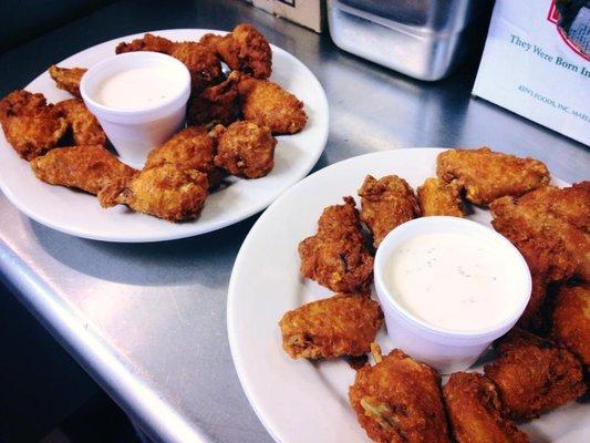 Buffalo wings!