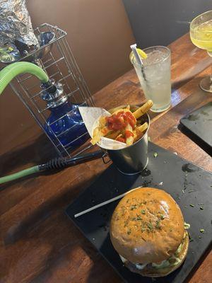 Food and hookah