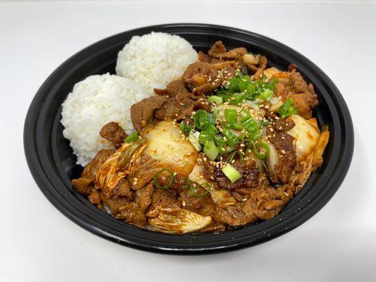 Pork & kimchi rice