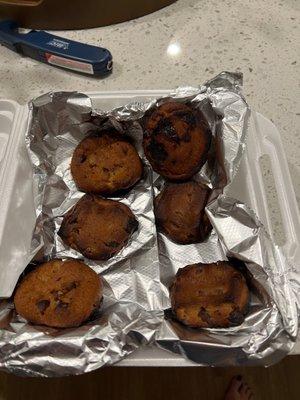 Burnt cookies