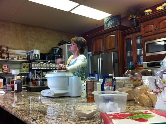 Bread demo with Bosch mixer