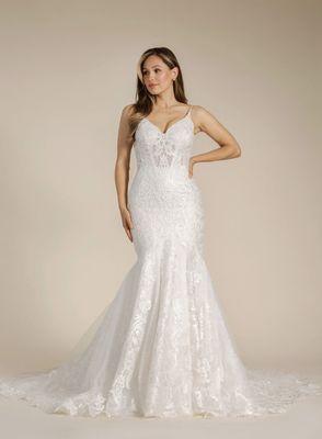 Fully Beaded Mermaid/trumpet Lace Gown