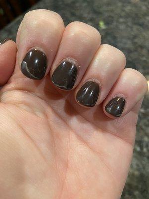 Peeling nails 5 days after manicure