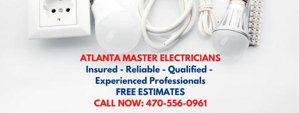 Atlanta Master Electrians. Please give us a call for Free Estimates. Low Voltage, Residential and Commercial Electricians