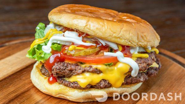 Double trouble cheeseburger