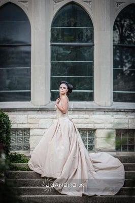 Vera Wang Wedding Dresses photoshoot.  Hair and makeup by us.