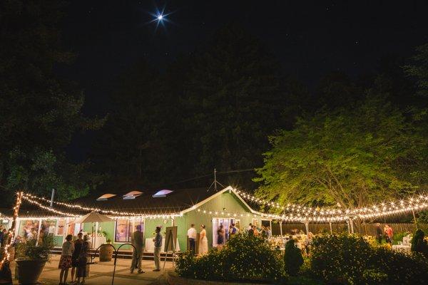 Celebration hall at night