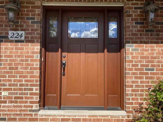 Front door install