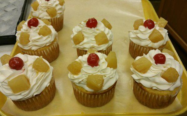 Pineapple Upside Down Cupcakes