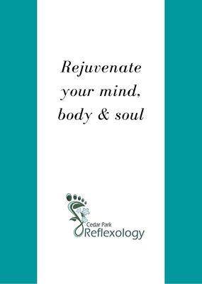 Reflexology facilitates the bodies natural healing response. It also promotes deep relaxation and melts away stress..