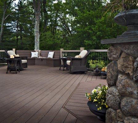 composite decking is beautiful and virtually maintenance-free.