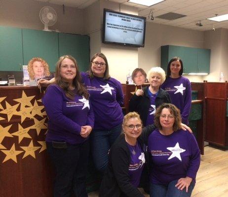 Worcester Branch Staff on International Credit Union Day