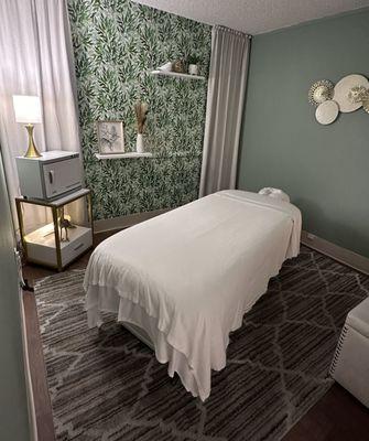 Enjoy a relaxing massage in one of our cozy treatment rooms.