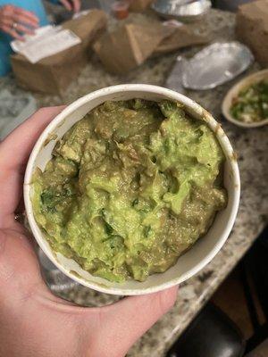 So much for fresh guac