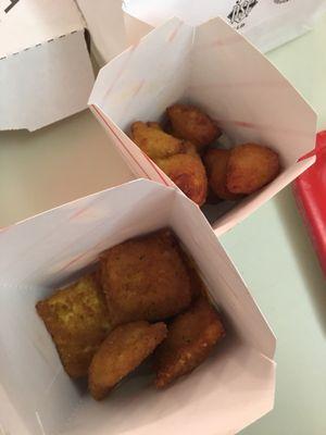 Fried Ravioli and Mac & Cheese Bites