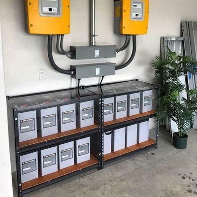 We love installing battery systems!