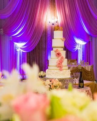 Backdrop of head table taken by our guests. Simply beautiful! :)