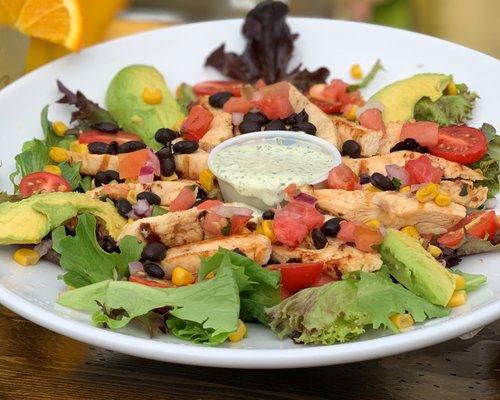 Keep it light & fit with our Baja Salad! #MexicanFood #Margaritas #TacoTuesday