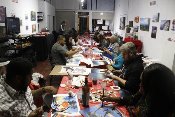 Paint and Sip event