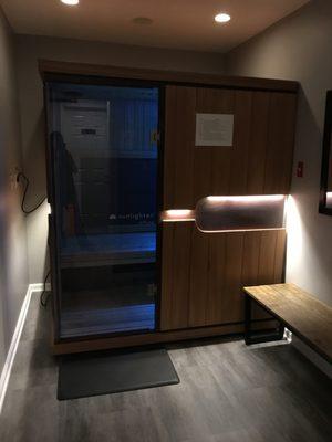 Infrared Sauna Room 
 Sunlighten Mpulse Series with Chromotherapy ahhhhh