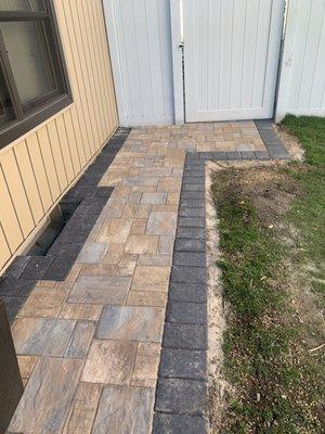 Paver walkway