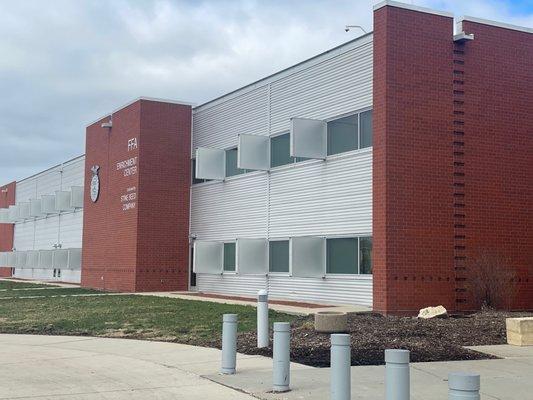 Exterior of the FFA Enrichment Center