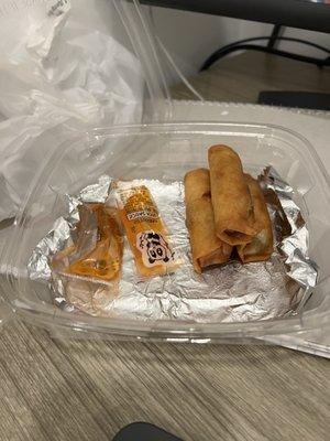 $6 for these little ass spring rolls