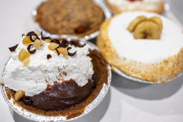 Chocolate Macadamia Nut Pie ($10)