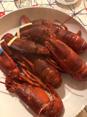 Lobster boiled