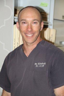 Dr. Benjamin Kleinbrodt Chiropractor and Sports Physician