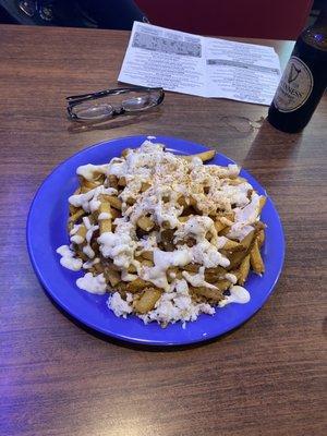 Garlic parmesan Crab Fries