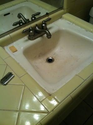 Gag!  "Clean" sink?  I think not!