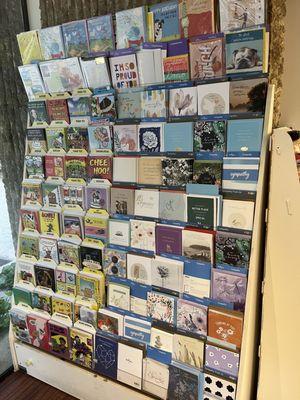 Greeting cards section