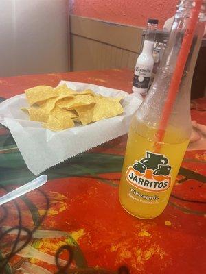 Chips and Jarritos