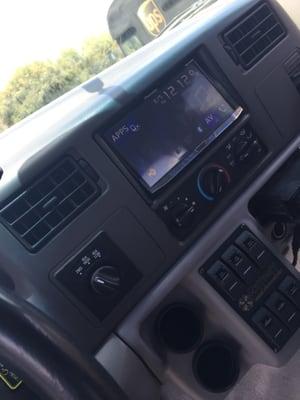 Pioneer 4100nex installed with full system Ford F350