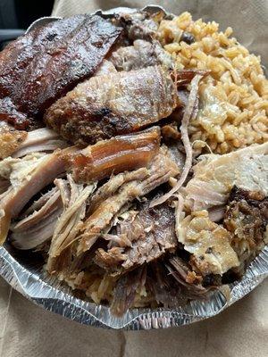 Pernil  w/ Rice & beans