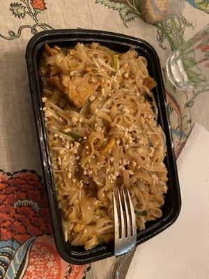 Fried tofu pad Thai was excellent!