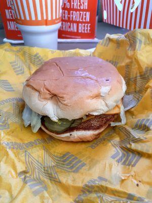 Whataburger with everything on it.