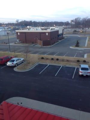 View from my room looking towards Gilbert's