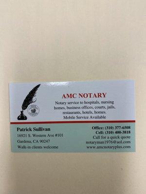 AMC Notary Public