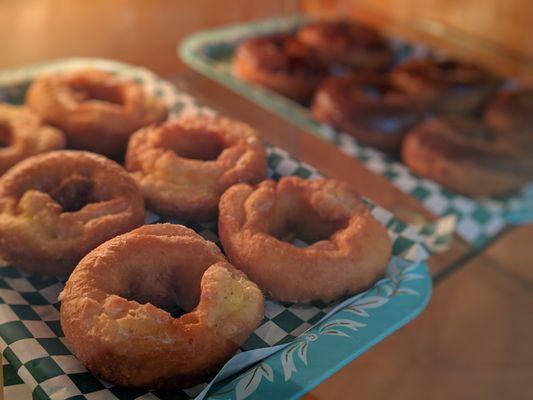 Old fashioned donuts from Roeser's Bakery.