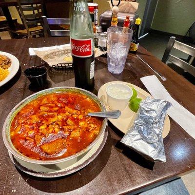 Menudo with Mexican Coke