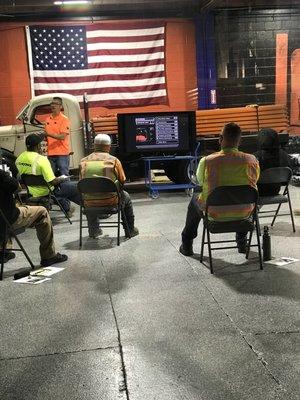 Proper forklift training is more than operating a forklift- there's a lot of safety items to know about.  Chad teaches "best practices"!